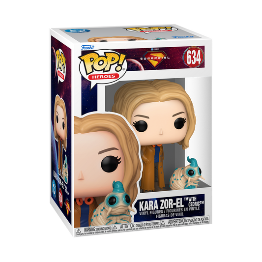 Funko Pop!  Dc Comics : Supergirl Movie : Kara Zor-el with Cedric #634