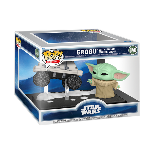 Star Wars Pop! Moment Mandalorian & Grogu : Grogu with Polar Mouse Droid #840