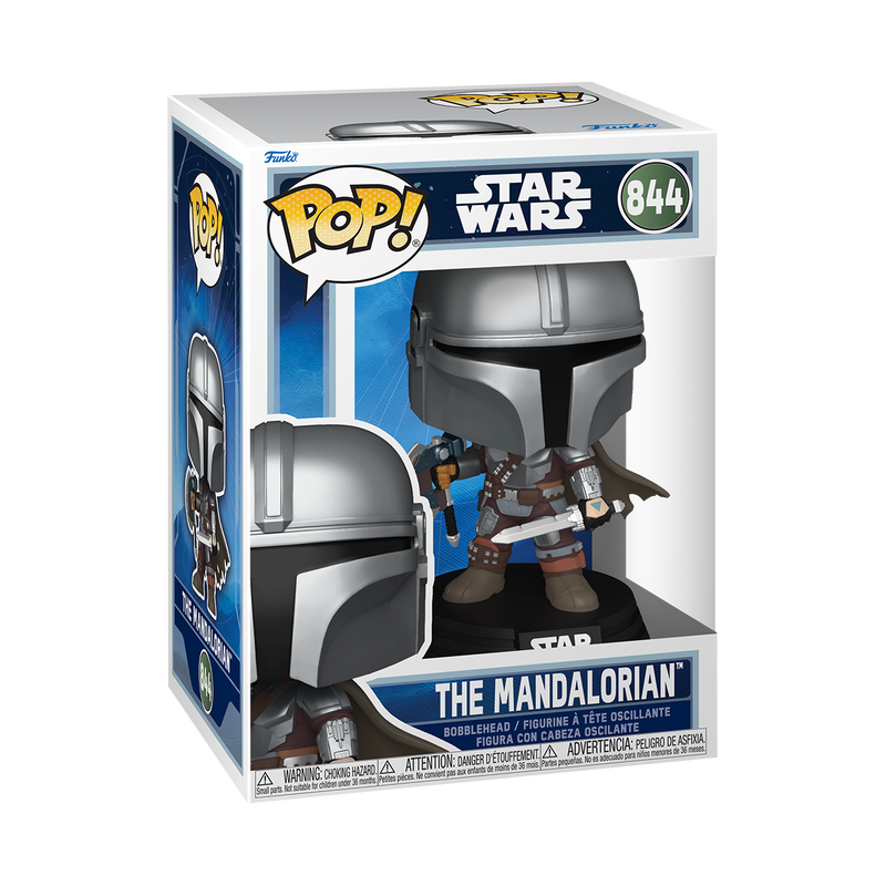 Star Wars Pop!  The Mandalorian & Grogu : Mandalorian (Dual Wield) #844