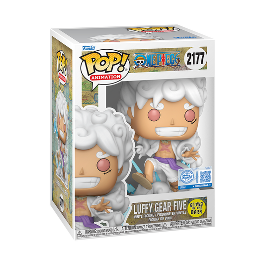 One Piece Funko Pop! Luffy Gear Five GID #2177 Exclusive