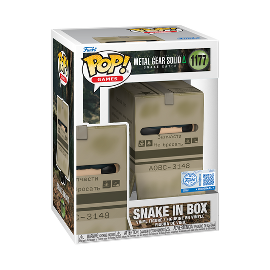 Funko pop games : Metal Gear solid snake eater : Snake in Box #1177 Funko Exclusive