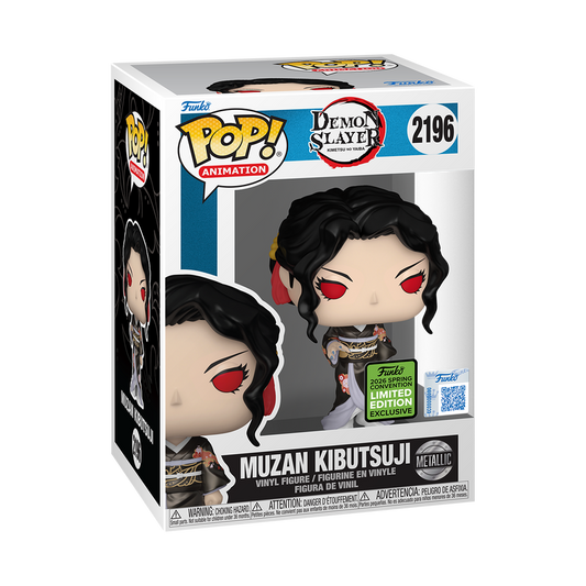 Funko Pop! Demon Slayer Pop! Muzan Kibutsuji (Metallic) #2196 Shared 2026 Exclusive Preorder