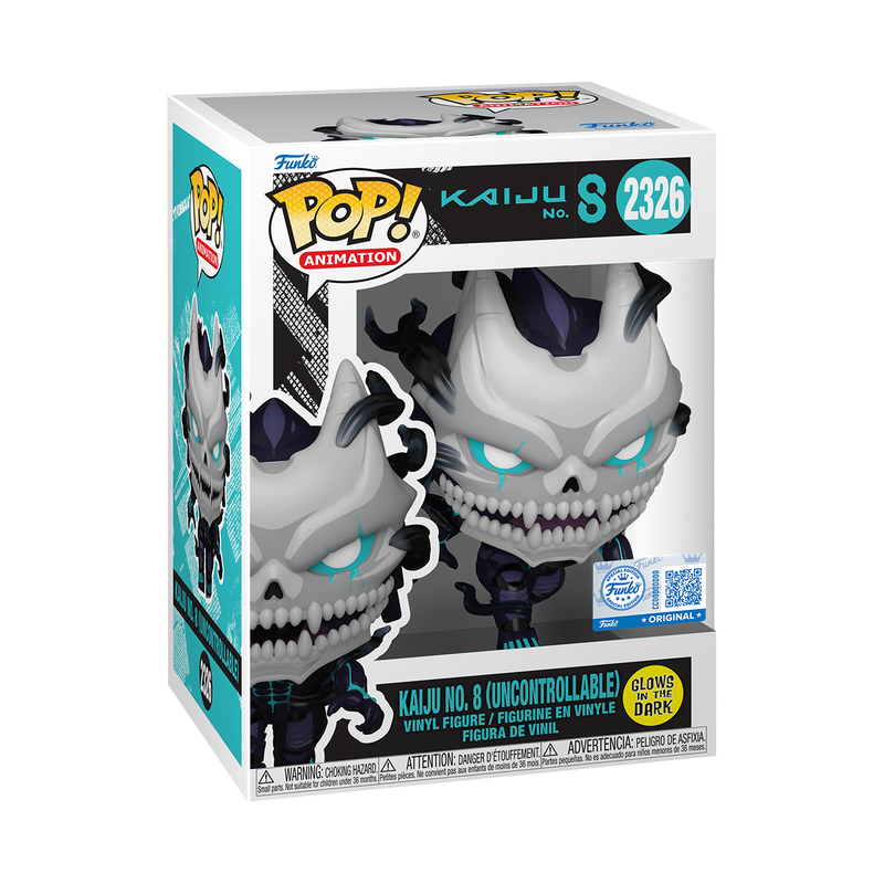 Kaiju No. 8 Pop! Kaiju #8 uncontrollable #2326 Entertainment Earth Exclusive GID