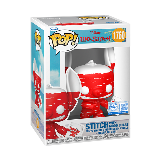Disney Stitch Pop! Stitch with Mood Chart #1760 Deco Exclusive