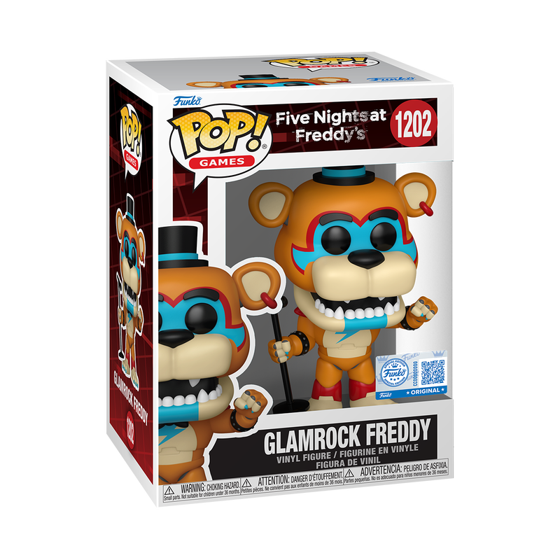 Five nights of Freddy's Pop! Glamrock Freddy #1202 Exclusive