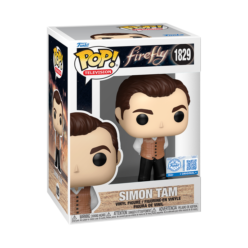 Tv Pop! Firefly -  Simon Tam #1829  Funko Store Exclusive