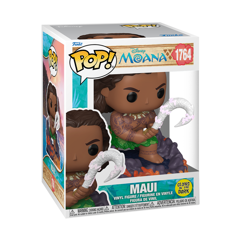 Disney Pop: Moana  : Deluxe  Maui (Glow) #1764