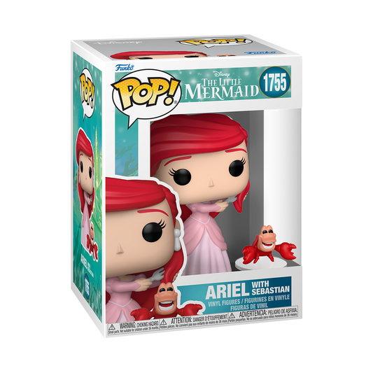 Disney Pop! & Buddy the little Mermaid Ariel with Sebastian #1755