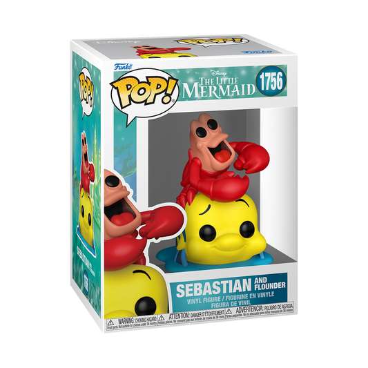 Disney Pop! The little Mermaid:  Sebastian and Flounder #1756
