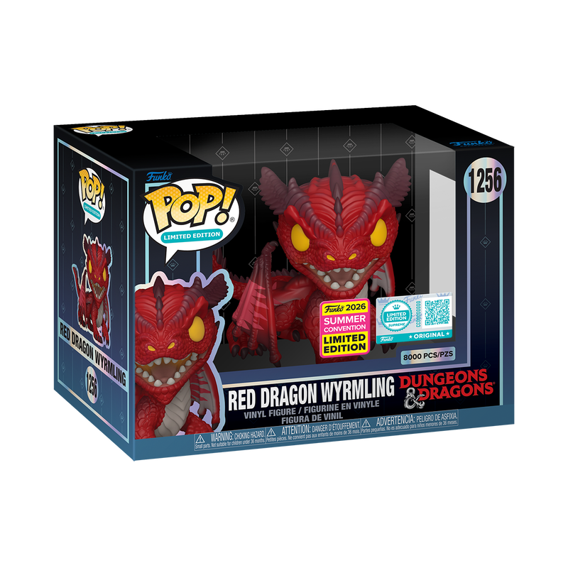 Dungeons & Dragons Red Dragon Wyrmling le 8000 2026 summer exclusive funko pop #1256