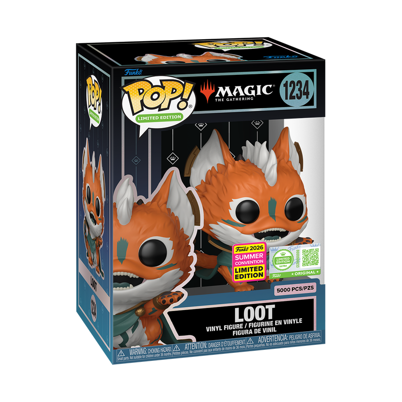 Magic: The Gathering Pop! Loot with Pop! Protector #1234 limited edition 5000. Ultra