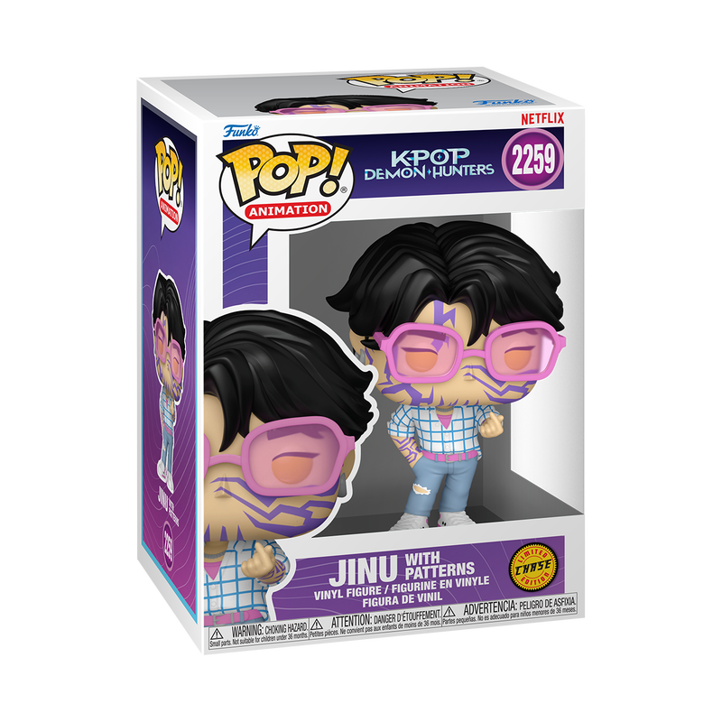 Funko KPOP Pop! Rocks: KPop Demon Hunters Pop! Jinu #2259  Chase with Patterns