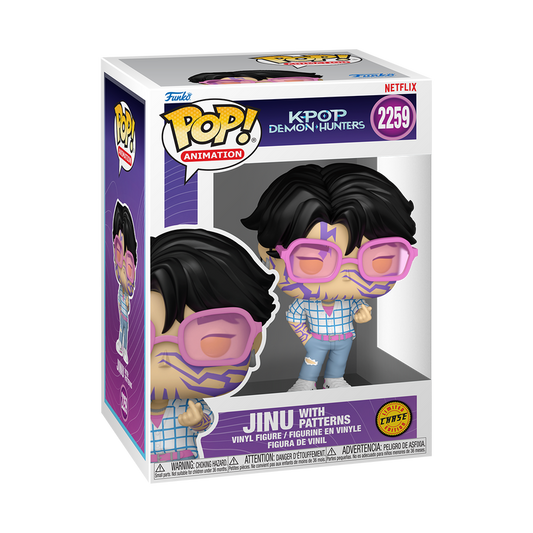 Funko KPOP Pop! Rocks: KPop Demon Hunters Pop! Jinu #2259  Chase with Patterns