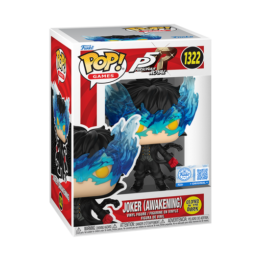 Funko Pop : Persona 5 Royal : joker Awakening #1322 GID Exclusive
