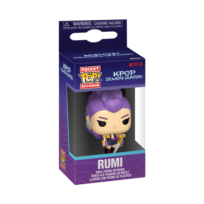 KPop Demon Hunters Pop! Keychain  Rumi