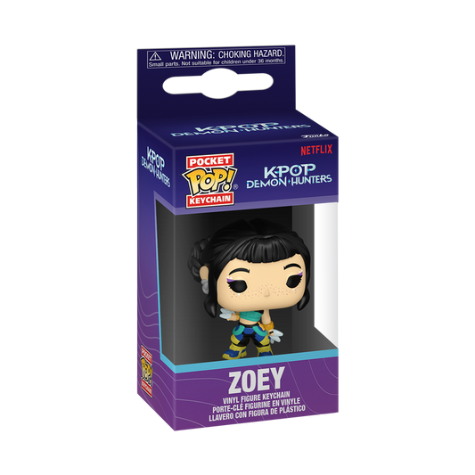 KPop Demon Hunters Pop! Keychain Zoey