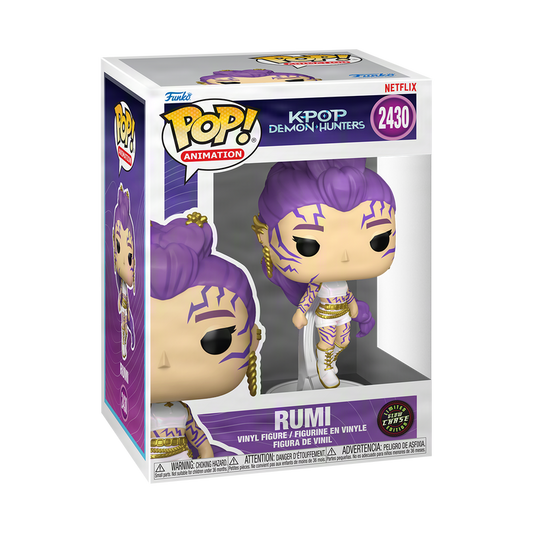 Funko KPOP Demon Hunters Pop! Rocks : Rumi  #2430 (What It Sounds Like) Chase GID