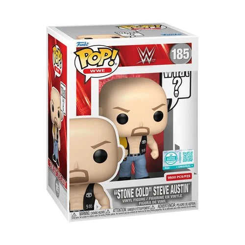 WWE Stone Cold Steve Austin (What?)  Sayings Funko Pop! #185 - Entertainment Earth Exclusive limited edition 9500 LE