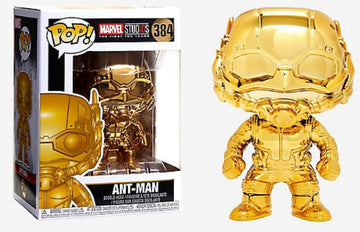 FUNKO POP! Marvel:  Marvel Studios Ten Years : Ant-man #384 Gold Chrome