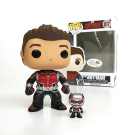 Funko Pop : Marvel : Ant-Man #87 Marvel Collector corps Exclusive unmasked