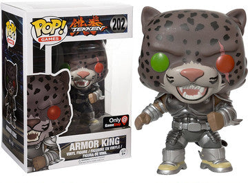Funko Pop : Video Games : Tekken : Armor King #202 Gamestop Exclusive