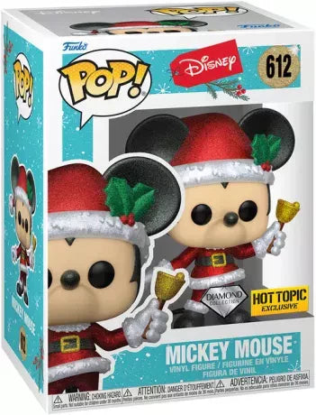 Disney Pop! Christmas : Mickey Mouse #612 Hot topic Exclusive Diamond