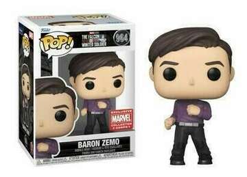 Funko Marvel Pop!  Falcon & Winter Soldier : Baron Zemo #964 Marvel Collector Corps Exclusive