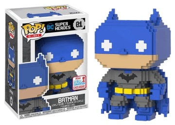 Dc Funko Pop : Super Heroes : Batman 8 bit #01 Fall 2017 Exclusive