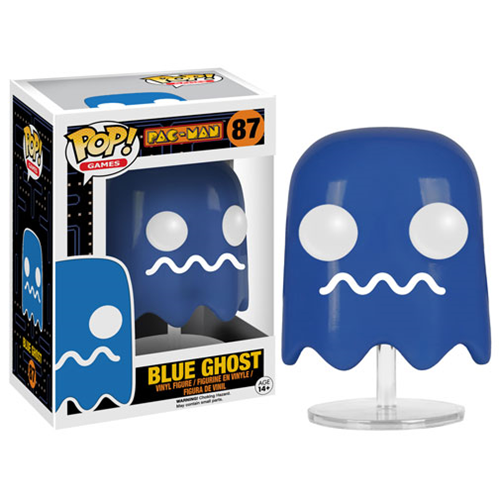 FUNKO POP! Games :  Blue Ghost #87  Pac-Man ghost