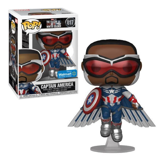 Funko Marvel Pop!  Falcon & Winter Soldier : Captain America #817 Walmart Exclusive