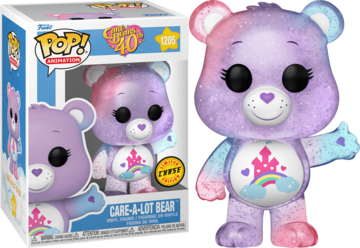 Funko Pop! Care Bears 40th Anniversary - Care a Lot Bear #1205 Chase