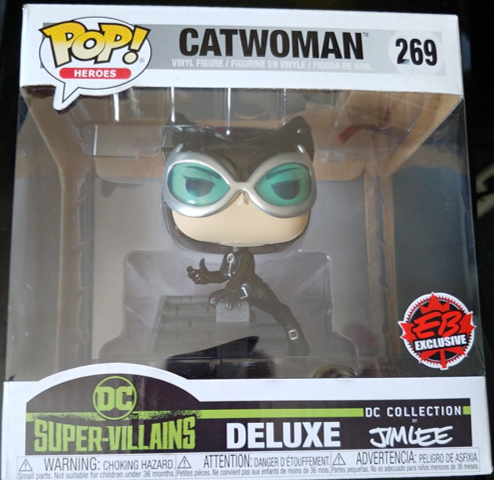 Funko Pop : Dc Comics: Jim Lee Collection : Eb Games Exclusive : Catwoman #269 Batman