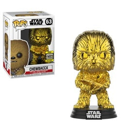Star Wars Pop! Star Wars Pop! Gold Chrome : 2019 Galactic Convention Exclusive Chewbacca #63