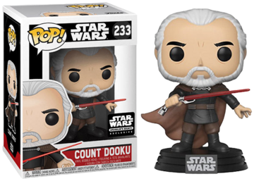 Funko Pop : Star wars : Count Dooku #233 Smuggler's Bounty Exclusive Smugglers