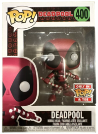 Funko Pop! Marvel X-Men Deadpool #400 Christmas Metallic Pop T Exclusive