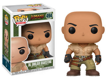FUNKO POP! Movies: Jumanji Dr. Smolder Bravestone #494 The Rock