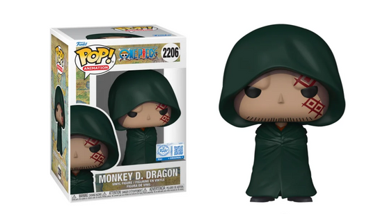 Funko Pop! Animation: One Piece: Monkey D. Dragon #2206 Exclusive