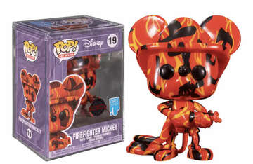 Disney Pop! Art Series : Firefighter Mickey #19 in Hard Stack Exclusive