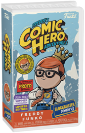 Funko Pop Blockbuster Rewind :  Comic Hero Freddy Funko 2023 Summer Exclusive