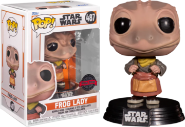 Funko Pop : Star wars : Frog Lady #487 Shared Exclusive Mandalorian