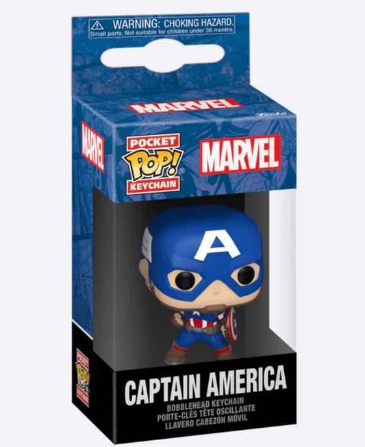 Funko Pop! Keychain Marvel Comics - Captain America