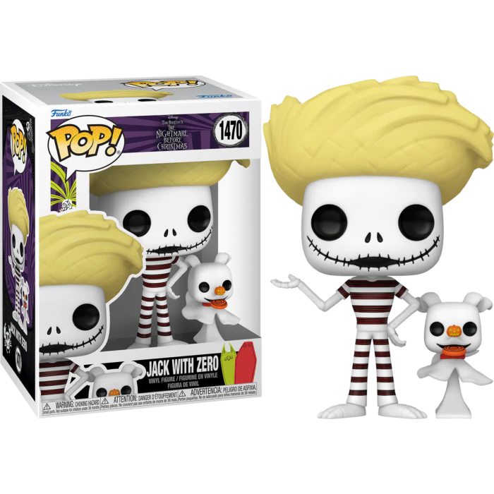 Disney Funko Pop!  Nightmare Before xmas - Jack Skellington with Zero at the Beach #1470