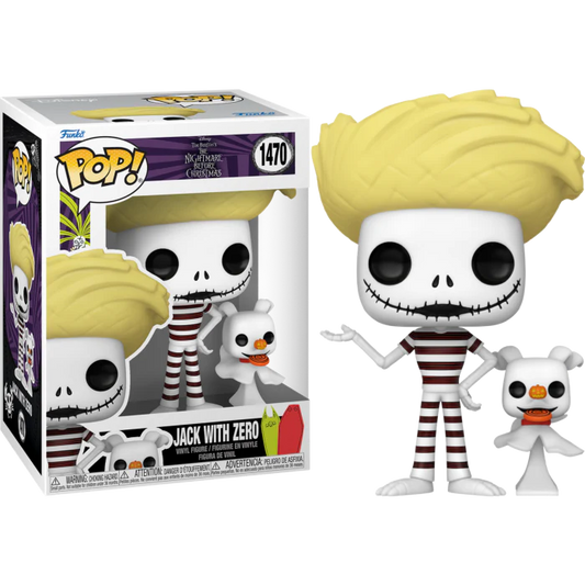 Disney Funko Pop!  Nightmare Before xmas - Jack Skellington with Zero at the Beach #1470