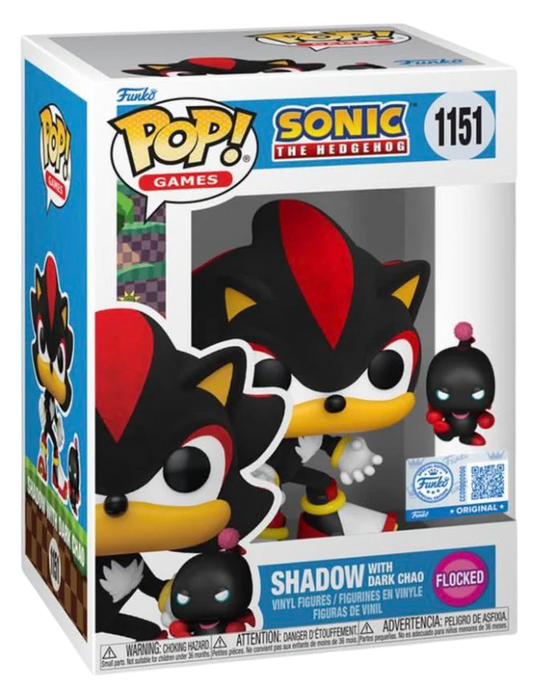 Sonic the Hedgehog Funko Pop! Shadow with Dark Chao #1151 FLocked Exclusive