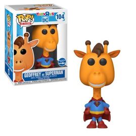 Funko Pop! : Toys r Us : Dc Comics : Geoffrey as Superman #104 Toysrus Exclusive