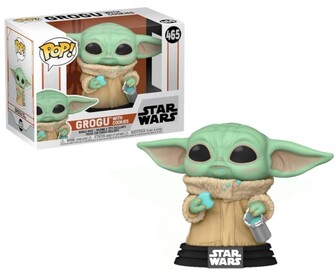 Star Wars Pop! Star Wars Pop!  Grogu The Child with cookies #465 The Mandalorian