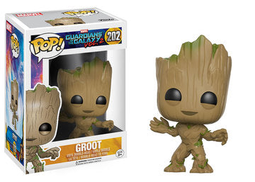 Funko Marvel Pop!  Guardians of the Galaxy 2 : Groot #202