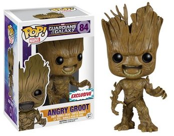 Funko Marvel Pop!  Guardians of the Galaxy : Angry Groot #84 Exclusive