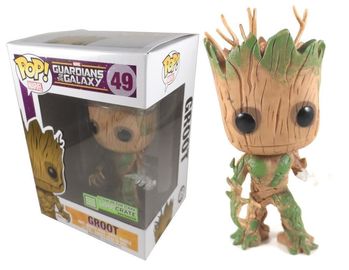 Funko Pop : Marvel :  Guardians of the Galaxy : Groot #49 Loot Crate Exclusive GID