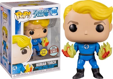 Funko Marvel Pop!  Fantastic Four : Human Torch #568 Specialty Series Exclusive
